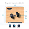 Portable Stand Up Laptop Desk - Light Wood